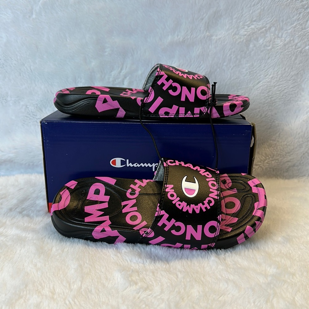 New With Tags! Champion Girls Mega Slide Sandals